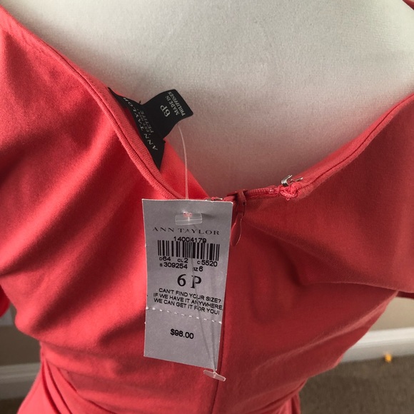 ANN TAYLOR Coral Career Dress - Picture 4 of 4